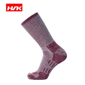 Merino Wool Thermal Warm Cozy Winter Hiking Boots Socks Outdoor Trail Crew Socks For Men And Women