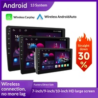 Layar Kontrol Pusat Android 13 Portabel OLIVER Universal Mobil All-in-one HD Smart Connected GPS