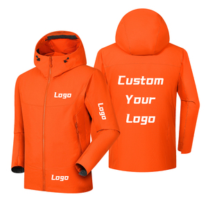 Mens Waterproof Hard Shell Hooded Windproof Sports <b>Coat</b> For Mountain Running Hiking Skiing Rain Running - Product Image 3