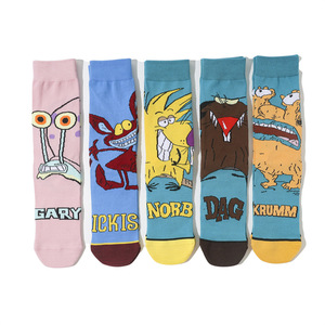 Calcetines de Algodón con Diseño de Superhéroes de Dibujos Animados para Hombre, Venta al por Mayor 2026, Logotipo Personalizado, Calcetines de Moda de Marvel, Calcetines Divertidos de Anime - Product Image 1