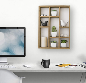 Rangement mural mobile en <span class=keywords><strong>bois</strong></span> à compartiments multiples pour la décoration intérieure étagères flottantes en <span class=keywords><strong>bois</strong></span> pour la décoration murale - Product Image 3