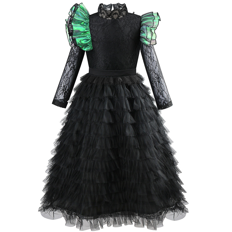 halloween costume black lace dress Gothic Lace Doll Dress DW1024 – DARK IN LOVE main image 0