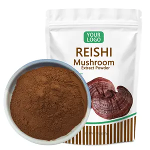 Pure Natural Ganoderma Lucidum Powder Reishi Mushroom Extract Powder Organic Reishi Mushroom Powder