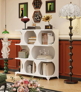 Estantería Moderna de Metal de 3 Niveles, Abierta, Ahorra Espacio, para Oficina en Casa, Comedor, Sala de Estar, Dormitorio - Product Image 2