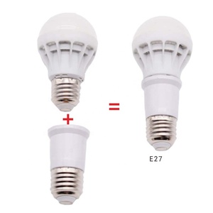 65 mét E27 LED ánh sáng bóng đèn ổ cắm mở rộng giữ đèn nhựa trắng đèn Đầu chuyển đổi cơ sở - Product Image 5