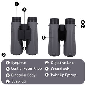 Binóculos HD ED 10x42 de Alta Qualidade IPX7 Totalmente Impermeáveis com Prisma <span class=keywords><strong>BAK7</strong></span> 12X 10X 8X para Uso Externo - Product Image 2