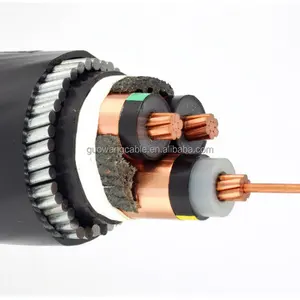 N2XH Cable Medium Voltage 11kv 33kv 16 25 35 50mm2 PVC XLPE Copper Power Cable Xlpe Insulated Lead Sheath Power Cable