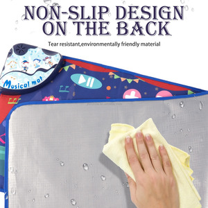 <strong>Musical</strong> <strong>Mats</strong> Music Piano Keyboard Dance <strong>Floor</strong> <strong>Mat</strong> Carpet Animal Blanket Touch Playmat for Baby