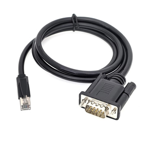 Câble adaptateur 3M mâle femelle D-SUB <span class=keywords><strong>DB9</strong></span> vers <span class=keywords><strong>RJ45</strong></span> Câble Ethernet CAT5 Console Port série RS232 DSUB DB 9Pin vers <span class=keywords><strong>RJ45</strong></span> CAT6 - Product Image 1