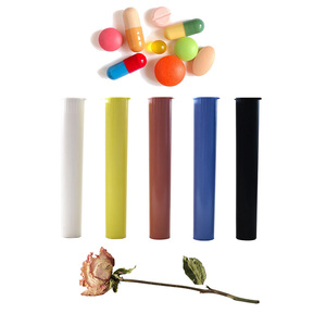 Tube de rangement anti-odeur en plastique écologique doré multicolores avec couvercle à pression 90 mm - Product Image 6