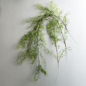 Décoration de mariage Panneaux de <span class=keywords><strong>plafond</strong></span> suspendus Verdure Forêt Plantes Guirlande Vignes Toile de fond murale Verdure suspendue pour décoration de mariage - Product Image 1