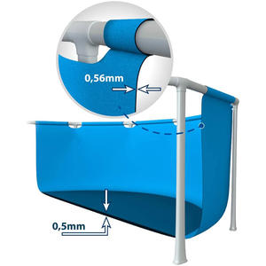 <span class=keywords><strong>Piscina</strong></span> <span class=keywords><strong>Intex</strong></span> 28272, <span class=keywords><strong>Piscina</strong></span> Rectangular Fácil de Instalar, Piscinas Elevadas con Marco Metálico Plegable, <span class=keywords><strong>Piscina</strong></span> Fuori Terra - Product Image 4