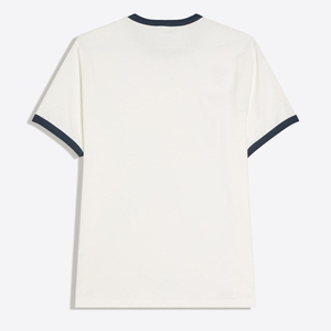 Custom Summer Soft Ringer T-<b>shirt</b> Unisex <b>Patchwork</b> Short Sleeve 100% Cotton T-<b>shirts</b> Ringer Slim Fit Tee <b>Shirt</b> - Product Image 2