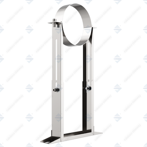 Support mural pour <span class=keywords><strong>tuyau</strong></span> <span class=keywords><strong>de</strong></span> cheminée extérieur en acier inoxydable SUS304/SUS316 pour tuyaux à double paroi <span class=keywords><strong>de</strong></span> 6 pouces, garantie 5 ans - Product Image 6