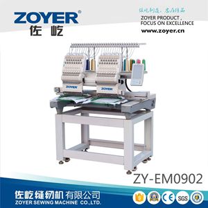 Máquina de Bordar Industrial Zoyer de Doble Cabezal y 9 Agujas, 360x510mm, Computarizada, para Bordado Plano y de Gorras - Product Image 5