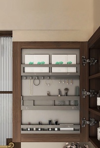 New ceramic integrated basin smart solid wood bathroom cabinet combination wash basin wash basin <b>table</b> - Product Image 6