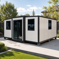 Maison conteneur préfabriquée extensible de luxe, 2 chambres, 20 pieds ou 40 pieds, norme australienne, à vendre
