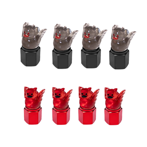Tapas antipolvo de aleación de aluminio y ABS con diseño de pato diablillo que brillan en la oscuridad |   Accesorios Universales Modificados y Personalizados para Boquillas de Aire Hengtu - Product Image 1