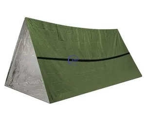 Refugio de Emergencia de Alta Calidad, Ligero, Impermeable y Resistente al Viento, para 2 Personas, Tipo Tubo, Reutilizable, Térmico, Táctico, para Camping - Product Image 5