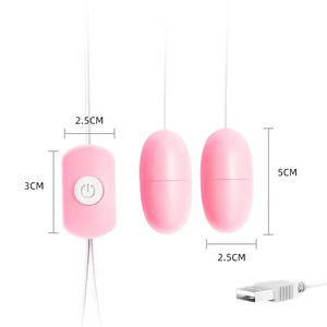 Flirting Egg Sucking Tongue Licking Double Jumping Egg USB Charging <b>Masturbator</b> Female Adult Sexual Equipment - Product Image 5