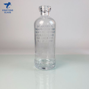 Botella de licor de alcohol de cristal azul vacía personalizada 50ml 200ml 750ml whisky <span class=keywords><strong>vodka</strong></span> Tequila - Product Image 6