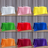 Nappe en satin brillant en gros pour hôtels, banquets, mariages et tables de desserts