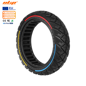 Pneu plein tout-terrain ULIP 70/60-7.5 à motif diamant avec cercle tricolore pour trottinette électrique, pièce de roue amortissante en nid d'abeille - Product Image 1