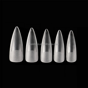 Puntas <span class=keywords><strong>de</strong></span> Uñas <span class=keywords><strong>de</strong></span> <span class=keywords><strong>Gel</strong></span> Stiletto Largas Mate 2026 <span class=keywords><strong>de</strong></span> Cobertura Completa, Tamaño Ancho, Puntas Puntiagudas Artificiales para Arte <span class=keywords><strong>de</strong></span> Uñas - Product Image 3