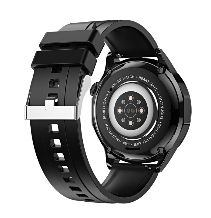 ساعة ذكية فاخرة طراز G11 بشاشة مستديرة وخاصية الاتصال قريب المدى ساعة ذكية من الفولاذ المقاوم للصدأ بدقة عالية مع خاصية اتصال بالبلوتوث ساعة ذكية مضادة للماء طراز IP68 للنساء والرجال