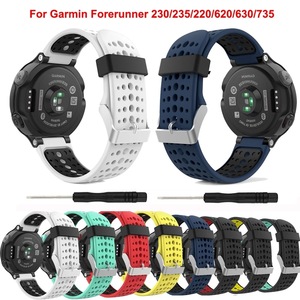 <span class=keywords><strong>Bracelet</strong></span> <span class=keywords><strong>montre</strong></span> double couleur en silicone pour <span class=keywords><strong>Garmin</strong></span> Forerunner 735 230 <span class=keywords><strong>235</strong></span> 620 630 <span class=keywords><strong>bracelet</strong></span> <span class=keywords><strong>montre</strong></span> - Product Image 3