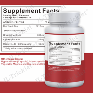 Cápsulas <span class=keywords><strong>de</strong></span> Coenzima Q10 <span class=keywords><strong>de</strong></span> <span class=keywords><strong>Arroz</strong></span> <span class=keywords><strong>de</strong></span> Levadura Roja Julong OEM, Cápsulas <span class=keywords><strong>de</strong></span> Extracto <span class=keywords><strong>de</strong></span> <span class=keywords><strong>Arroz</strong></span> <span class=keywords><strong>de</strong></span> Levadura Roja <span class=keywords><strong>de</strong></span> Corazón Saludable <span class=keywords><strong>para</strong></span> Niveles <span class=keywords><strong>de</strong></span> <span class=keywords><strong>Colesterol</strong></span> Saludables - Product Image 2