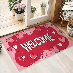 Tappetino di benvenuto <span class=keywords><strong>rosa</strong></span> romantico lavabile 2x3 tappeto da <span class=keywords><strong>cucina</strong></span> per ingresso bagno morbido tappetino ingresso interno Ultra sottile tappeto - Product Image 2