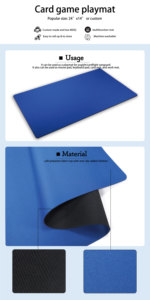 Tapis de jeu imprimé sur mesure, directement de l'usine, pour la maison, le bureau, les joueurs, cadeau, imperméable, lavable, en caoutchouc - Product Image 2