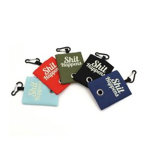 Distributeur de sacs à déjections canines en cuir personnalisé RTS – Support pour sacs à déjections « <span class=keywords><strong>Oh</strong></span> Shit » - Product Image 2
