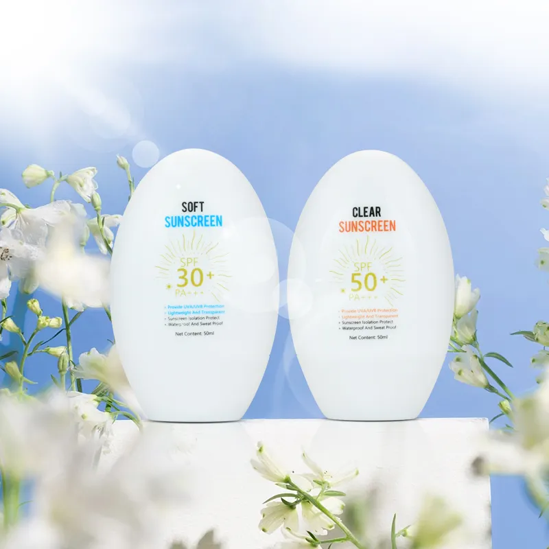 ノングリーシーフレッシュモイスチャライジングホワイトニング日焼け止めクリームSPF50日焼け止め美容化粧品メイクアップ製品