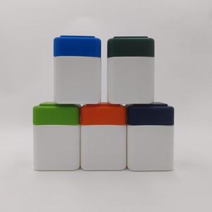Großhandel Maßanfertigung 180ml Leere Quadratische Plastikflasche Kapsel-Gesundheitspflege-Medizinbehälter für Tabletten Pillen Süßigkeiten Verpackung - Product Image 2