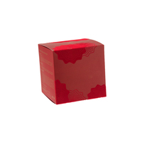 Boîte cadeau cosmétique de luxe vide avec boîte rigide laminée mate gaufrée, doublure en velours, impression de logo personnalisée pour crème pour les yeux et parfum