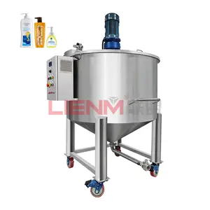 Factory Wholesale Industrial Mixing Tank Stainless Steel Double Doors 1000 Liters Liquid Soap Shampoo Mixing Tank