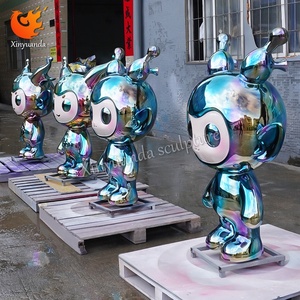 Tùy Chỉnh Phim Hoạt Hình Nhân Vật Linh Vật Điêu Khắc Trong Nhà Mềm Trang Trí Sợi Thủy Tinh Dễ Thương Thủ Công Mỹ Nghệ Trong Cổ Tích Phong Cách Sợi Thủy Tinh Mạ Điện - Product Image 3