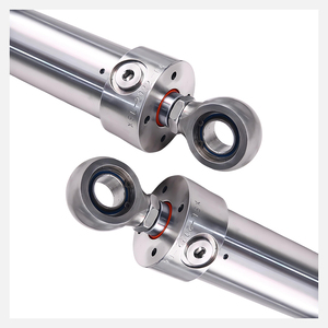 Cylindre <span class=keywords><strong>hydraulique</strong></span> à double effet à double tige pour <span class=keywords><strong>robot</strong></span> industriel, synchronisation de mouvement, contrôle de précision, fonctionnement parallèle - Product Image 1