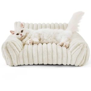 Fournitures pour animaux <span class=keywords><strong>de</strong></span> compagnie lit chaud pour petits moyens grands chiens chenil doux tapis canapé toutes saisons en peluche chat nid chien lit - Product Image 4