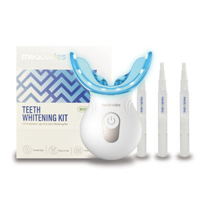 Logo personalizzato Dual Led denti leggeri sbiancamento a casa Kit di sbiancamento denti PAP denti strisce sbiancanti con Led e penna sbiancante - Product Image 5