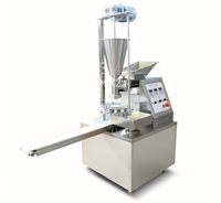 Machine automatique de fabrication de bao buns en acier inoxydable avec moteur, haute capacité, ligne de production 20 pièces/min pour Baozi, Momo et Siopao