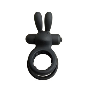 Silicone Rabbit Cock Ring 10 Frequency <b>Vibration</b> Delay Enhancement For Couples Adult Use - Product Image 1