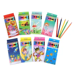 GL bleistift 12 màu bút chì màu có thể được sử dụng để làm logo cho trẻ em Vẽ Bút Chì Màu