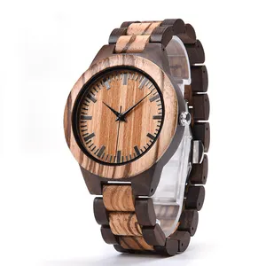 DODO DEER Field Watch Khaki Factory Price Eco-friendly Sustainable Wood for Mens Gift Box Antique Wooden Watch MIYOTA Round 50g