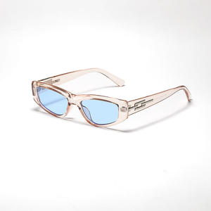 Gafas de Sol Retro de Marco Delgado y Estrecho Estilo Ojo de Gato 2023 para Mujer y Hombre, Logotipo Personalizado, Gafas de Sol de Diseñador - Product Image 5