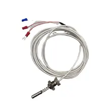 Sensor de temperatura con rosca M12, cable de alta precisión Clase A 3, pt1000, pt-100, pt 100, sonda de 6mm, pt100, rtd