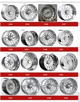 Nouvelles jantes en alliage forgé concaves 22x10 22x12 24x14 26x14 26x16 pour camions avec centres flottants pour Ford F250 Chevy 2500 RAM