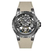 Montre-bracelet de luxe automatique mécanique squelette Titan Fashions Urban Dual Flywheel Hollow Out Sport CHANCE CE8007